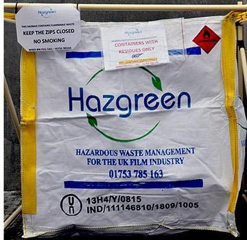 store hazardous waste on site